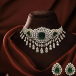 Emerald Diamond Choker Set - Image 3