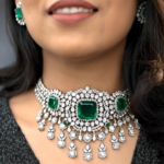 Emerald Diamond Choker Set - Image 2