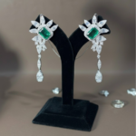 Emerald Diamond Earrings
