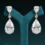 Celeste Pear Diamond Earrings