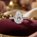The Nizam Pear Solitaire Ring