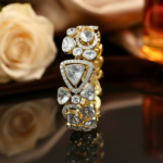 The Rajwada Polki Diamond Cuff - Image 3