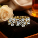 The Rajwada Polki Diamond Cuff - Image 2