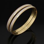 Triveni Ribbed Bangle - Image 4