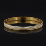 Zari Gold Bangle - Image 3