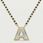 Initial Diamond Mangalsutra