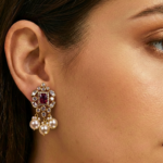 Navabi Polki Earrings - Image 3