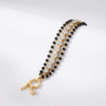 Initial Mangalsutra Bracelet