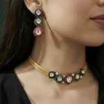 Zari Polki Diamond Choker - Image 3