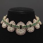 Fiza Emerald Polki Choker - Image 2