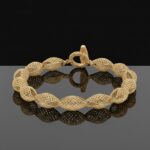 Gold Mesh Bracelet - Image 4