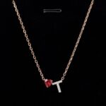 Initial Diamond Pendant