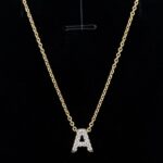 Letter Diamond Pendant
