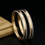 Edge Diamond Bangles
