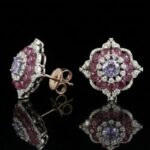 Gulab Diamond Earrings - Image 2