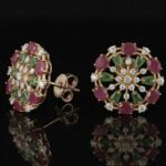 Mandala Diamond Earrings - Image 2