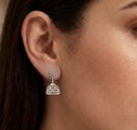 Jhumka Diamond Earrings - Image 3