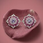 Gulab Diamond Earrings - Image 4