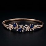 Sapphire Vine Diamond Bracelet