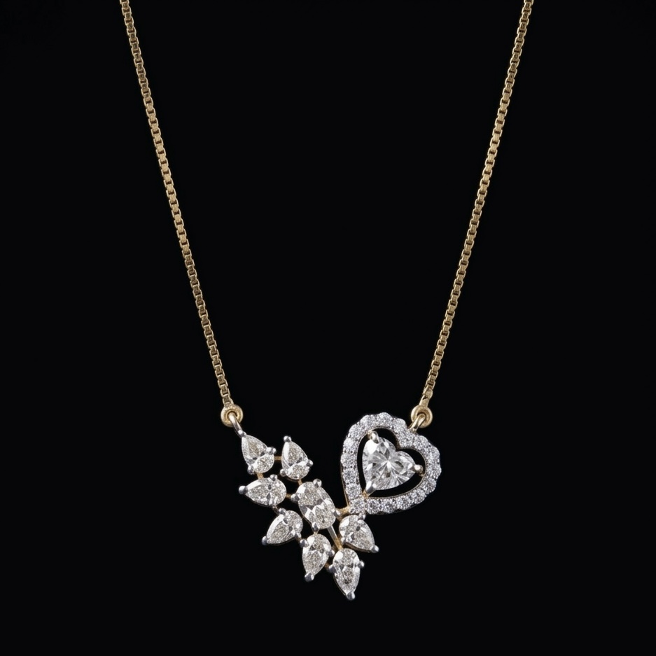 IMG_8198 Heart Diamond Pendant - Image 1
