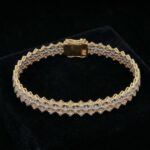 Zigzag Eternity Diamond Bracelet