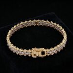 Zigzag Eternity Diamond Bracelet - Image 4