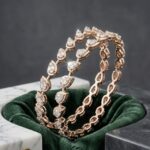 Pear Eternity Diamond Bangles - Image 3
