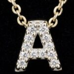 Letter Diamond Pendant - Image 2