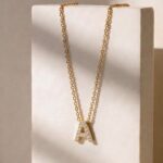 Letter Diamond Pendant - Image 4