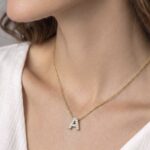 Letter Diamond Pendant - Image 3
