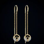 Crescent Sui Dhaga Earrings