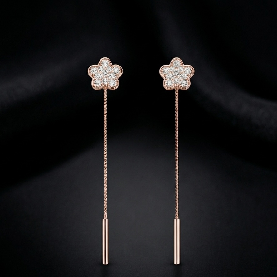 IMG_0362 Blossom Sui Dhaga Earrings - Image 1