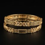 Contemporary Gold Bangles