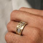 Rudraksh men diamond ring - Image 3