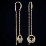 Crescent Sui Dhaga Earrings - Image 4