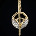 Crescent Sui Dhaga Earrings - Image 2