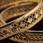 Filigree Gold Bangles - Image 2