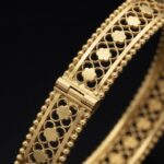 Trellis Gold Bangles - Image 2
