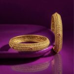 Verdant Gold Bangles