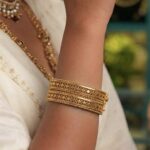 Trellis Gold Bangles - Image 3