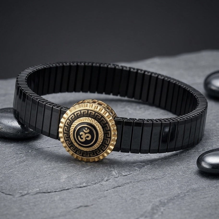 IMG_6407 Omkara Gold Bracelet - Image 1