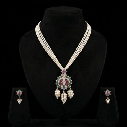 Pearl Diamond Necklace