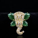 Ganesha Diamond Brooch