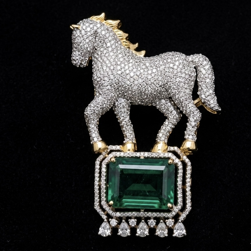 IMG_1913 Noble Diamond Brooch - Image 1