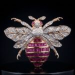 Bee Diamond Brooch