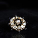 Compass Diamond Brooch