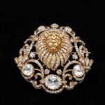 Heritage Lion Diamond Brooch