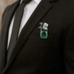 Panda Diamond Brooch - Image 3