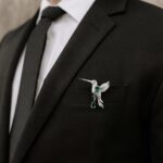 Hummingbird Diamond Brooch - Image 3