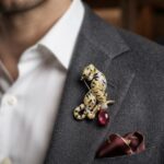 Tiger Diamond Brooch - Image 2
